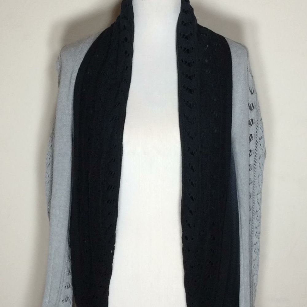 Vintage America High-Low Ombré Cardigan